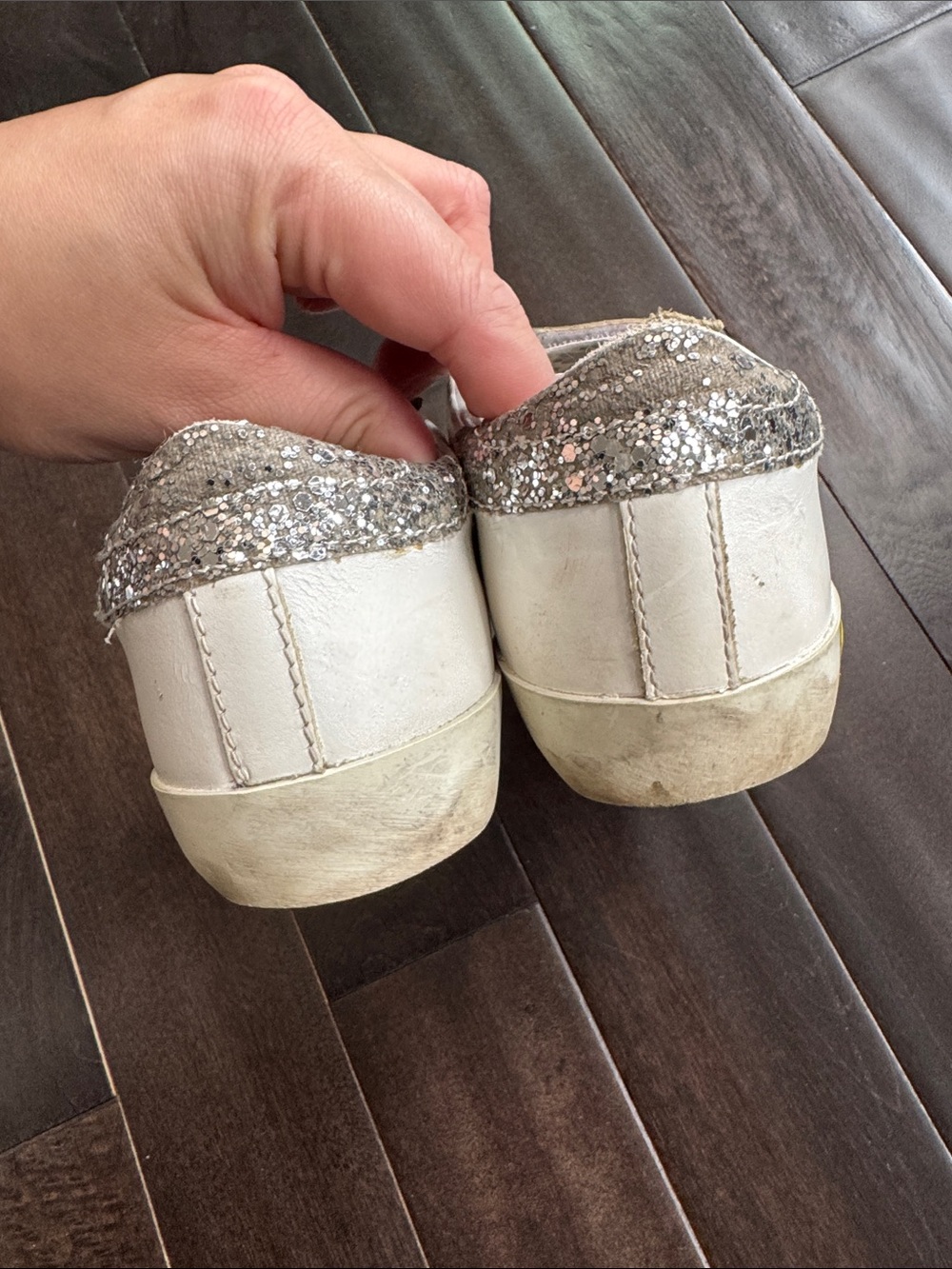 Golden Goose Super-Star Kids EU31 Distressed Velcro Sneakers - Picture 5 of 7